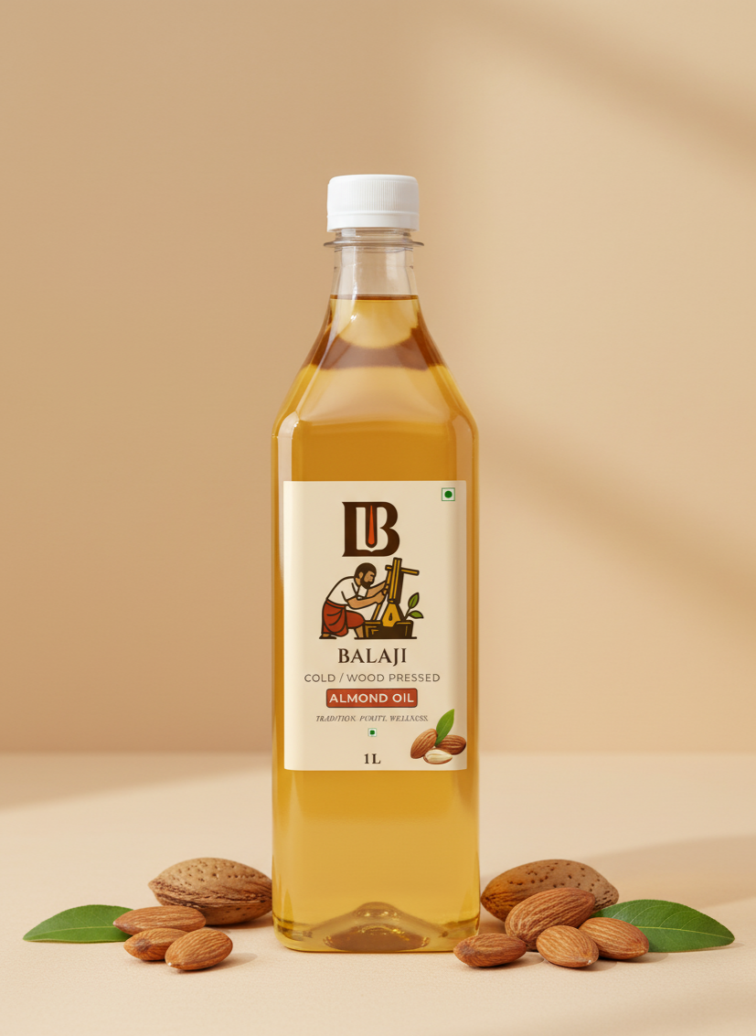 Pure Cold Pressed Almond Oil - Badam Oil