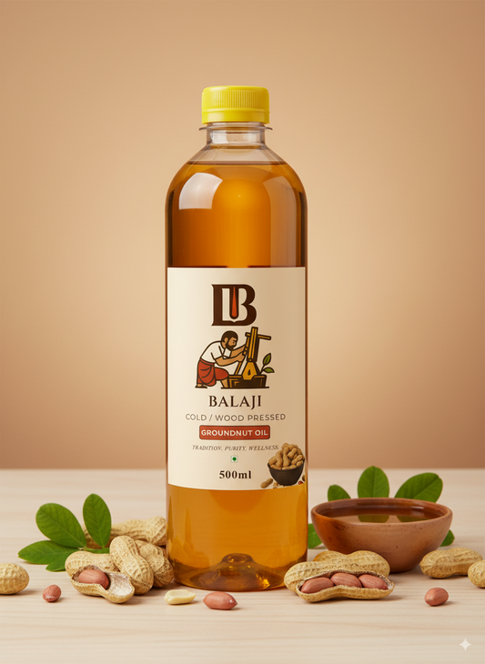 Pure Cold Pressed Groundnut Oil - Heart Healthy Peanut Oil