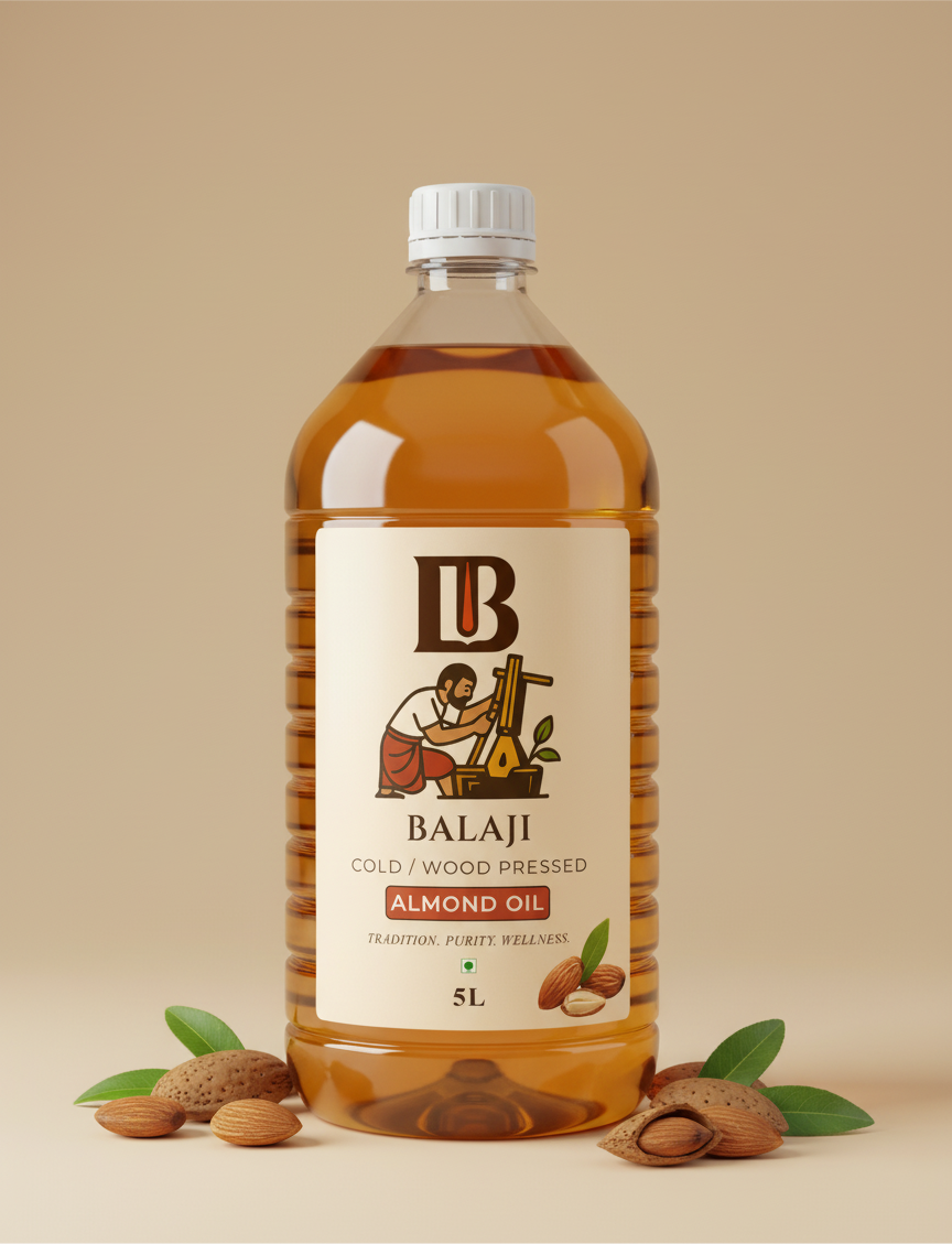 Pure Cold Pressed Almond Oil - Badam Oil