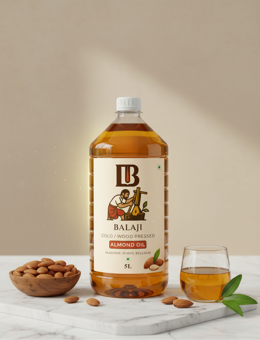 Pure Cold Pressed Almond Oil - Badam Oil