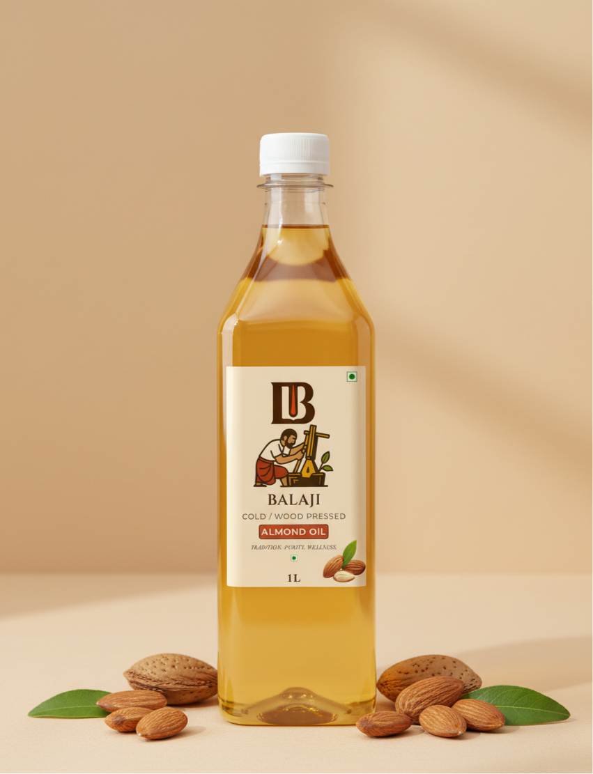 Pure Cold Pressed Almond Oil - Badam Oil