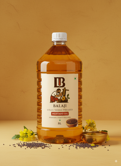 Cold Pressed Mustard Oil - Sarso Tel For Cooking