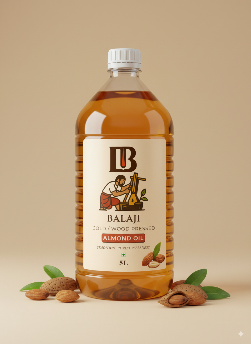 Pure Cold Pressed Almond Oil - Badam Oil