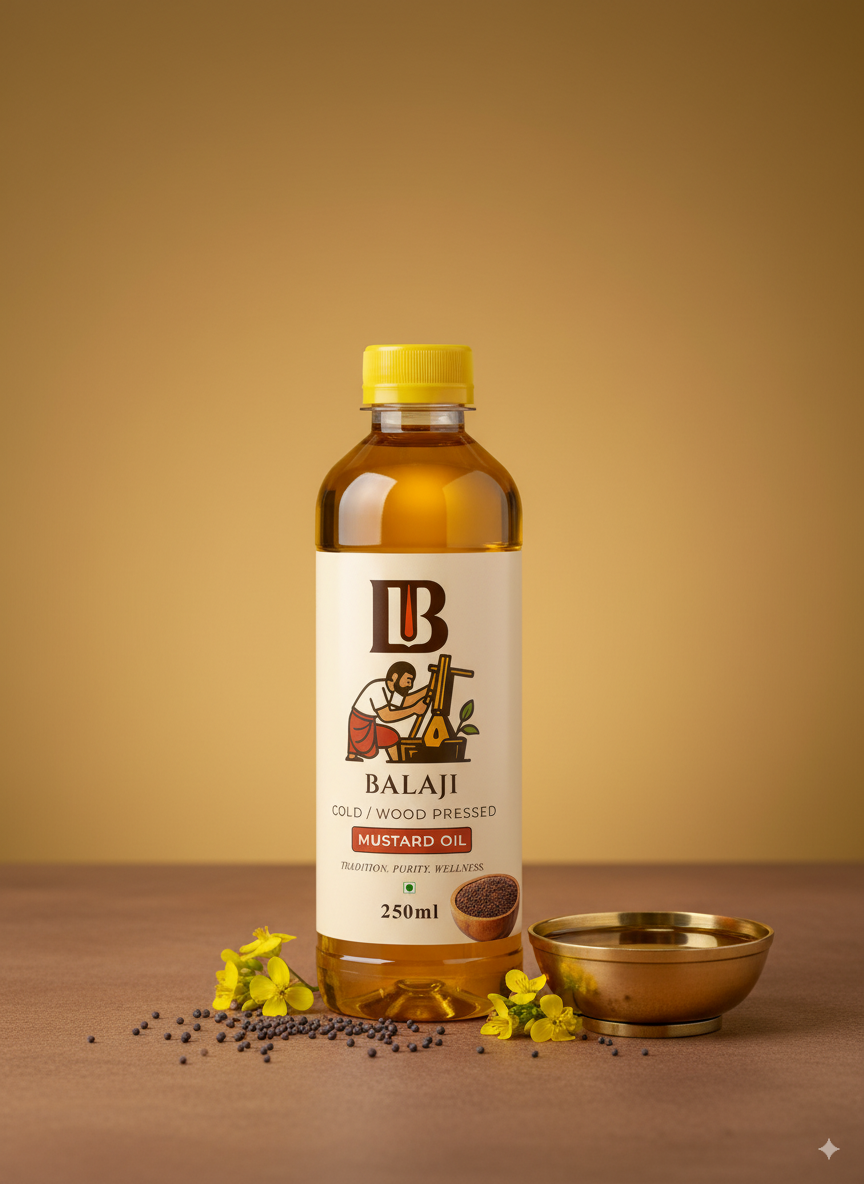 Cold Pressed Mustard Oil - Sarso Tel For Cooking