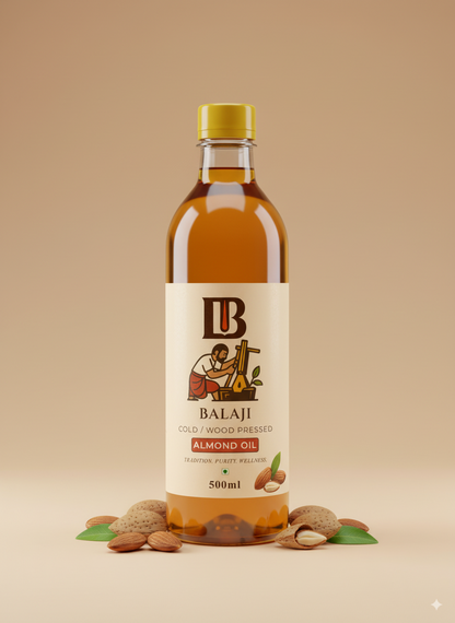Pure Cold Pressed Almond Oil - Badam Oil