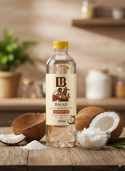 Cold Pressed Coconut Oil - MCT Rich Nariyal Tel