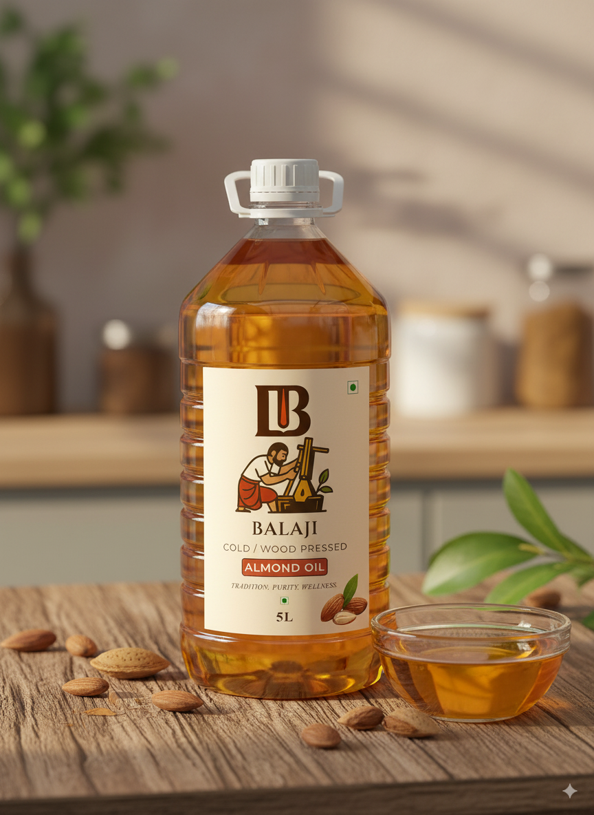 Pure Cold Pressed Almond Oil - Badam Oil