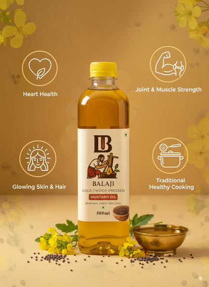 Cold Pressed Mustard Oil - Sarso Tel For Cooking