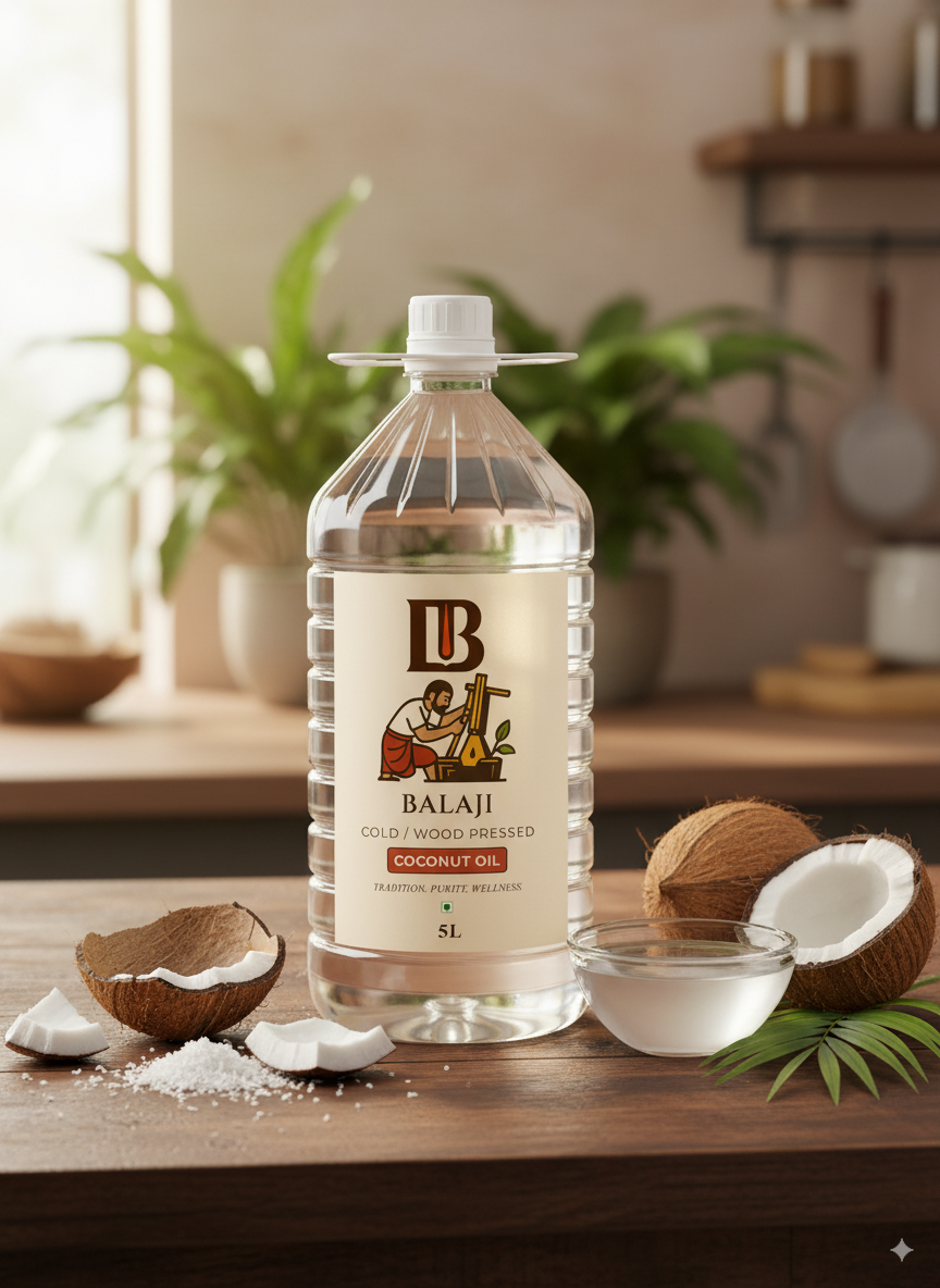 Cold Pressed Coconut Oil - MCT Rich Nariyal Tel