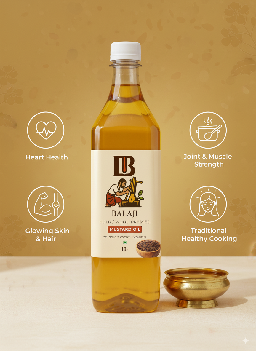 Cold Pressed Mustard Oil - Sarso Tel For Cooking