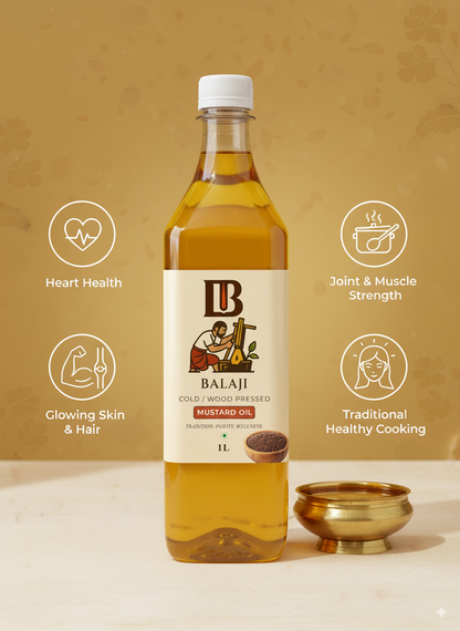 Cold Pressed Mustard Oil - Sarso Tel For Cooking