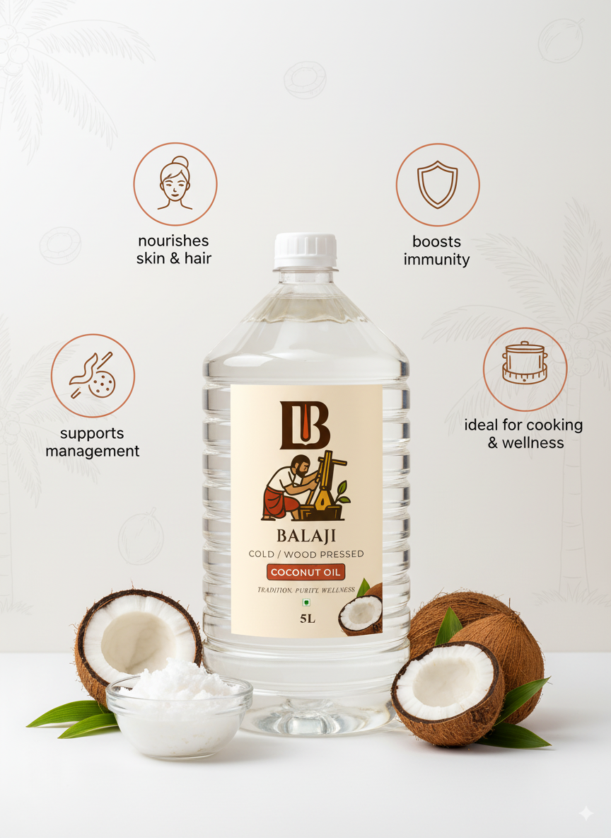Cold Pressed Coconut Oil - MCT Rich Nariyal Tel