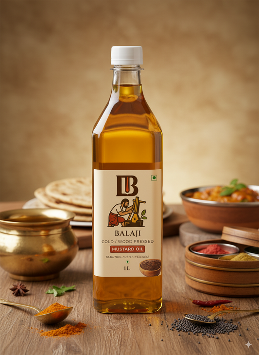 Cold Pressed Mustard Oil - Sarso Tel For Cooking