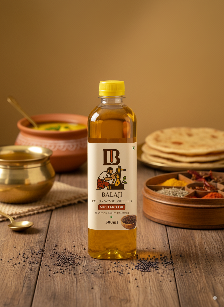 Cold Pressed Mustard Oil - Sarso Tel For Cooking