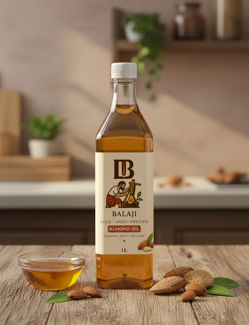 Pure Cold Pressed Almond Oil - Badam Oil