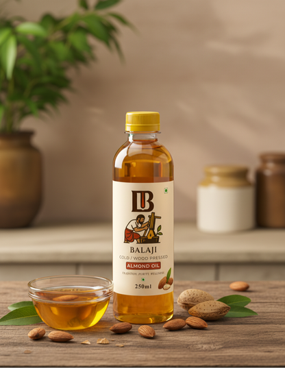 Pure Cold Pressed Almond Oil - Badam Oil