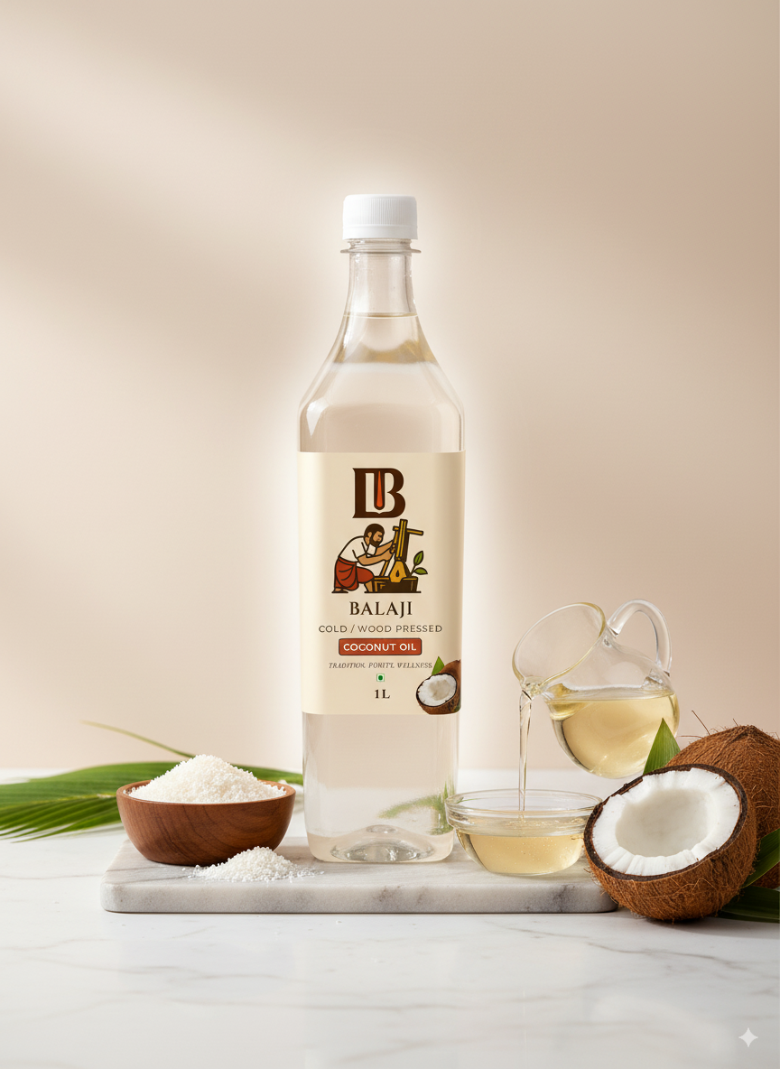 Cold Pressed Coconut Oil - MCT Rich Nariyal Tel