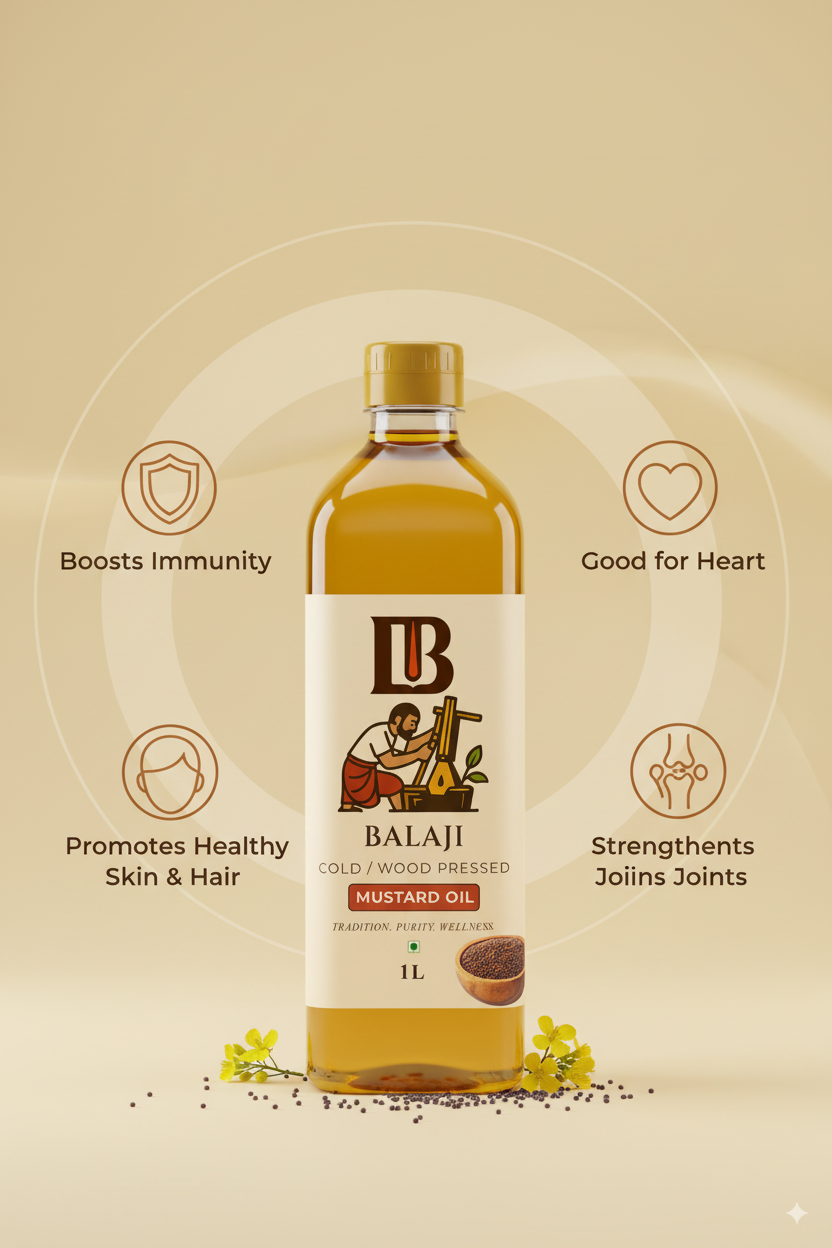 Cold Pressed Mustard Oil - Sarso Tel For Cooking