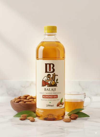 Pure Cold Pressed Almond Oil - Badam Oil