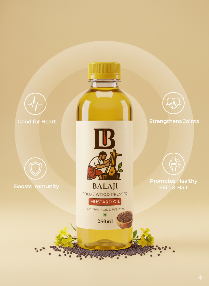 Cold Pressed Mustard Oil - Sarso Tel For Cooking