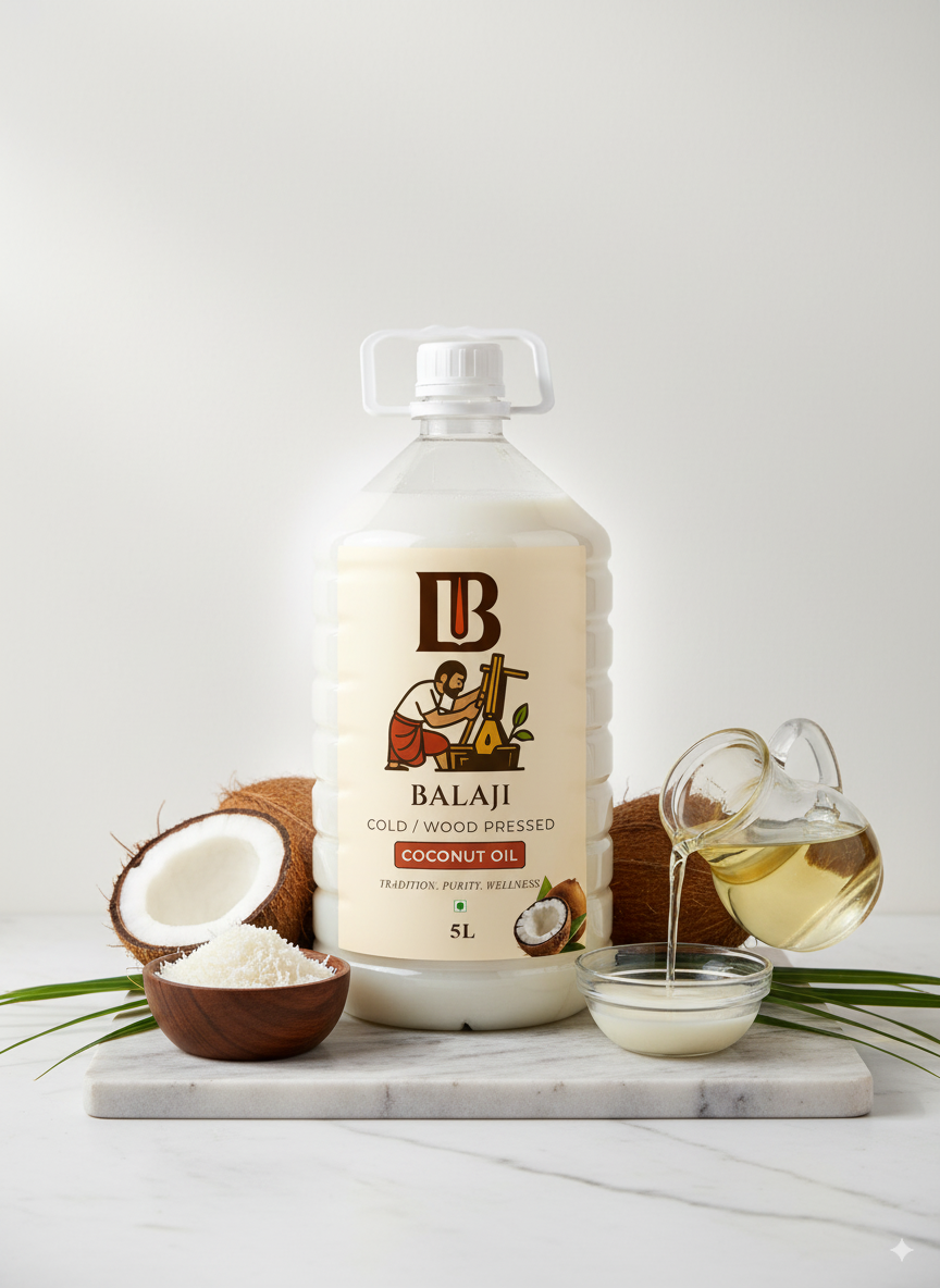Cold Pressed Coconut Oil - MCT Rich Nariyal Tel