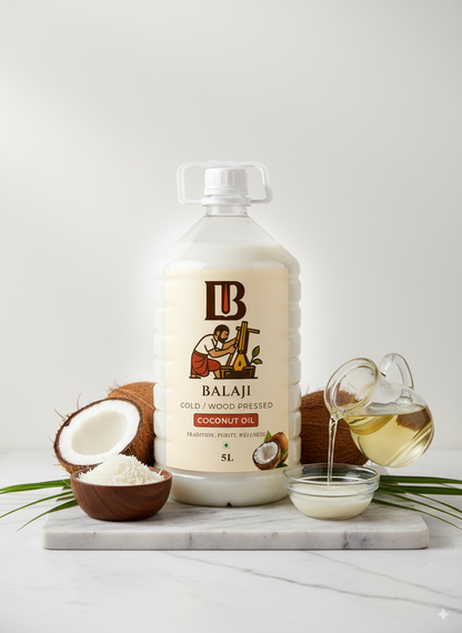Cold Pressed Coconut Oil - MCT Rich Nariyal Tel