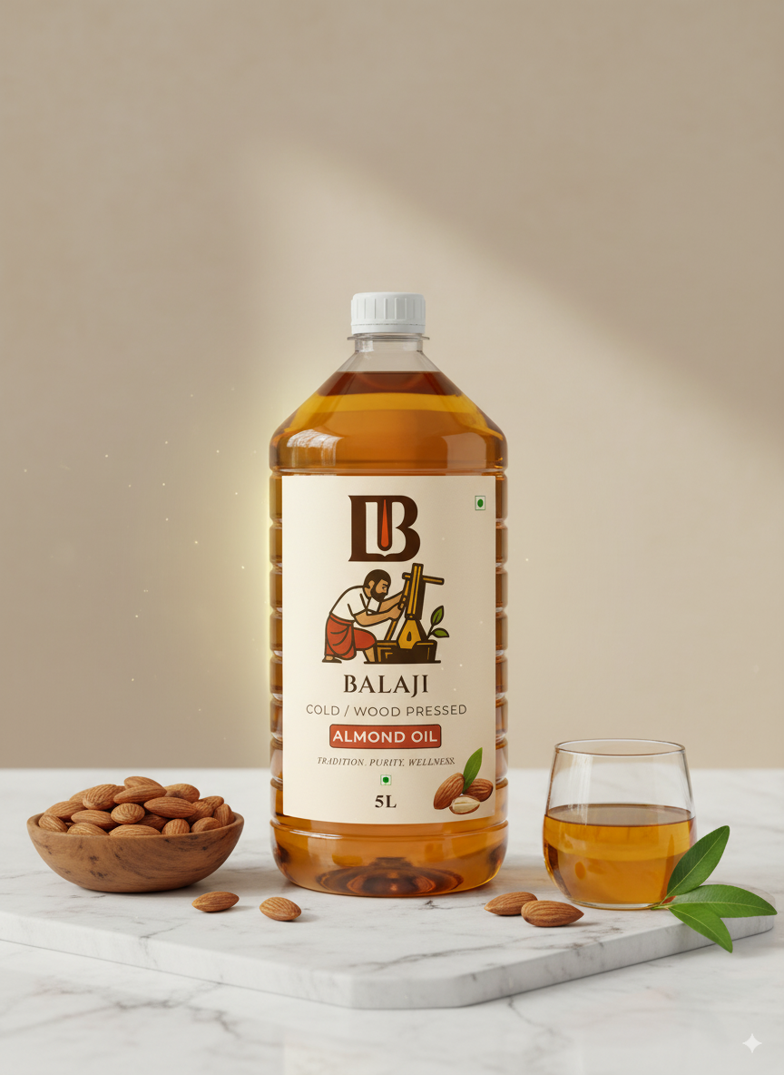 Pure Cold Pressed Almond Oil - Badam Oil
