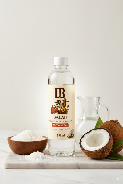 Cold Pressed Coconut Oil - MCT Rich Nariyal Tel
